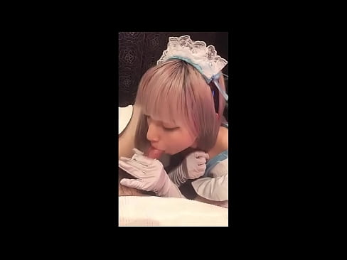 ❤️ Japanese Idol [mayuka], Frânsk faam kostúm, diel 1, blowjob en jerk off mei lotion ☑  Seks by wy ❌️